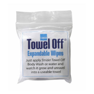 Strider Towel Off Expandable Wipes (4 Pack)