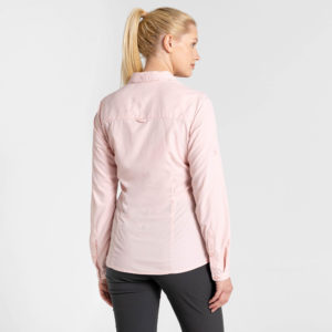 CWS471 Craghoppers NosiLife Bardo Shirt - Pink Clay - Back