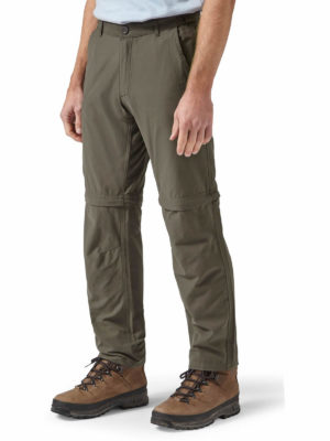 CMJ459 Craghoppers NosiDefence Trek Convertible Trousers - Bark - Front