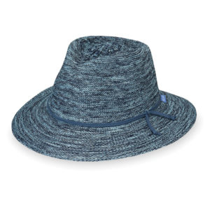 Wallaroo Victoria Fedora Hat - Mixed Denim