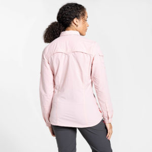 CWS482 Craghoppers NosiLife Adventure Shirt - Pink Clay - Back