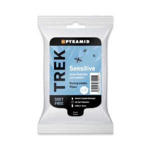 Trek Sensitive Insect Repellent (20% Saltidin) Wipes