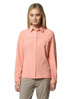 CWS480 Craghoppers NosiLife Ladies Pro II Shirt - Rosette - Front