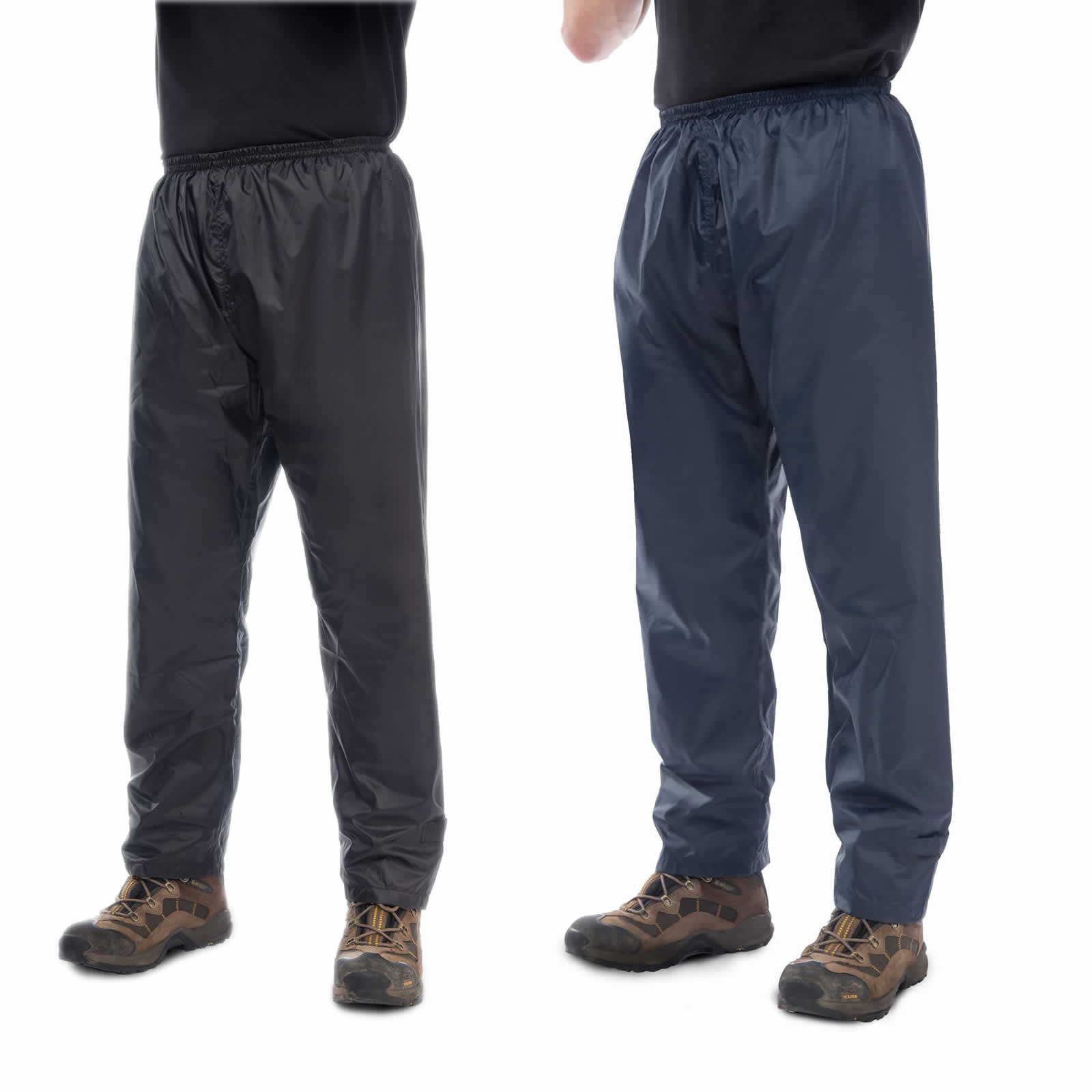 Navy Large Mac in a Sac Unisex Adults Waterproof Overtrousers 
