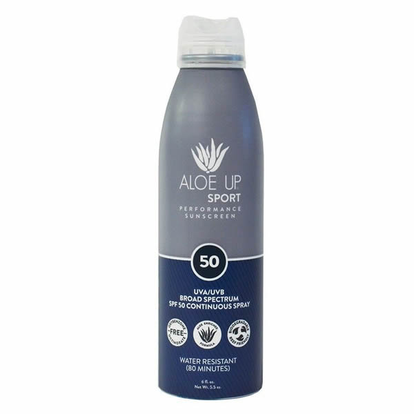 Aloe Up Sport Sunscreen Continuous Clear Spray - SPF50