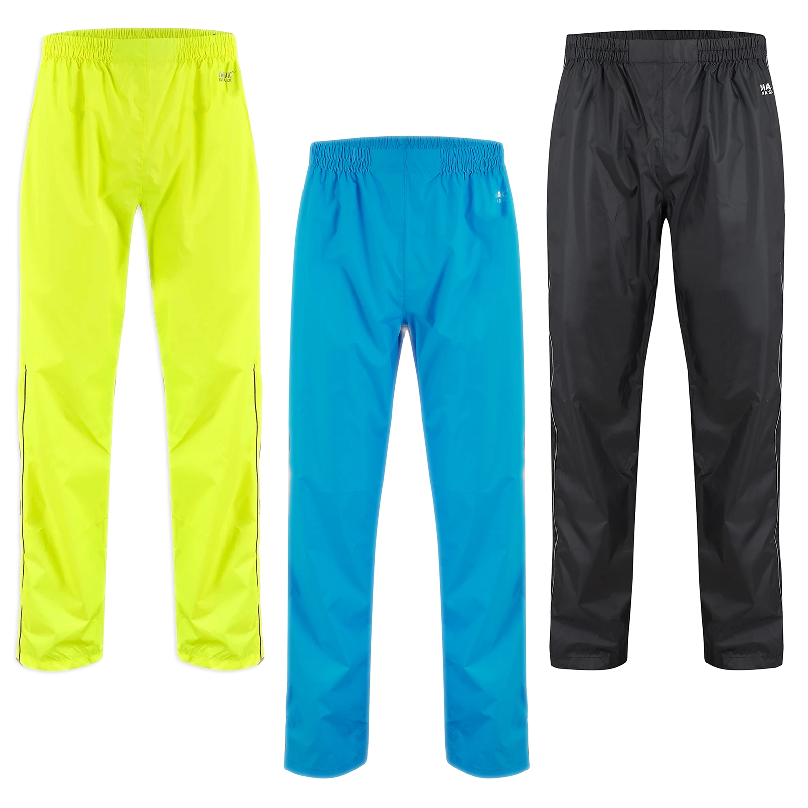 Waterproof trousers Mac in a sac Mias Full zip neon yellow  TOP Price   Extreme Sport