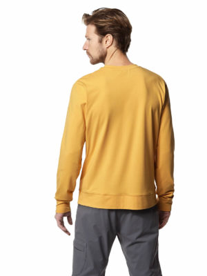 CMT879 Craghoppers NosiLife Mens Tilpa Crew Top - Indian Yellow - Back