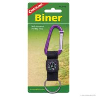 Coghlans 6mm Karabiner with Compass and Key Ring