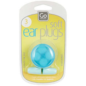 Design Go Travel Soft Ear Plugs - 3 Pack (Ref 427)