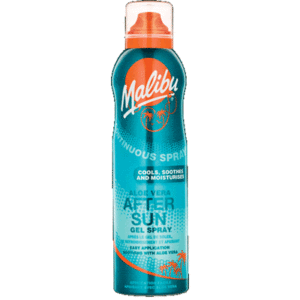 Malibu After Sun Continuous Gel Spray with Aloe Vera