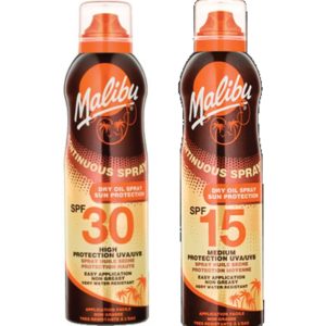 Malibu Continuous Dry Oil Sunscreen Spray (175ml)