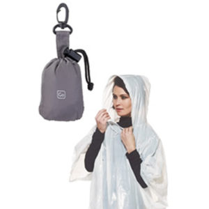 Design Go Travel Poncho and Pouch (Ref 818) - Clear Poncho
