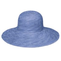 Wallaroo Ladies Scrunchie Hat - Hydrangea/White Dots