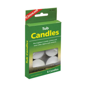 Coghlans Tub Candles (Tealights - Pack of 6)