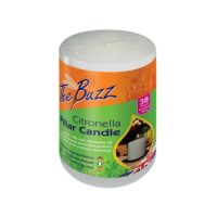 The Buzz Citronella Pillar Candle