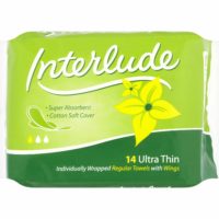 Interlude Ultra Thin Regular Sanitary Towels