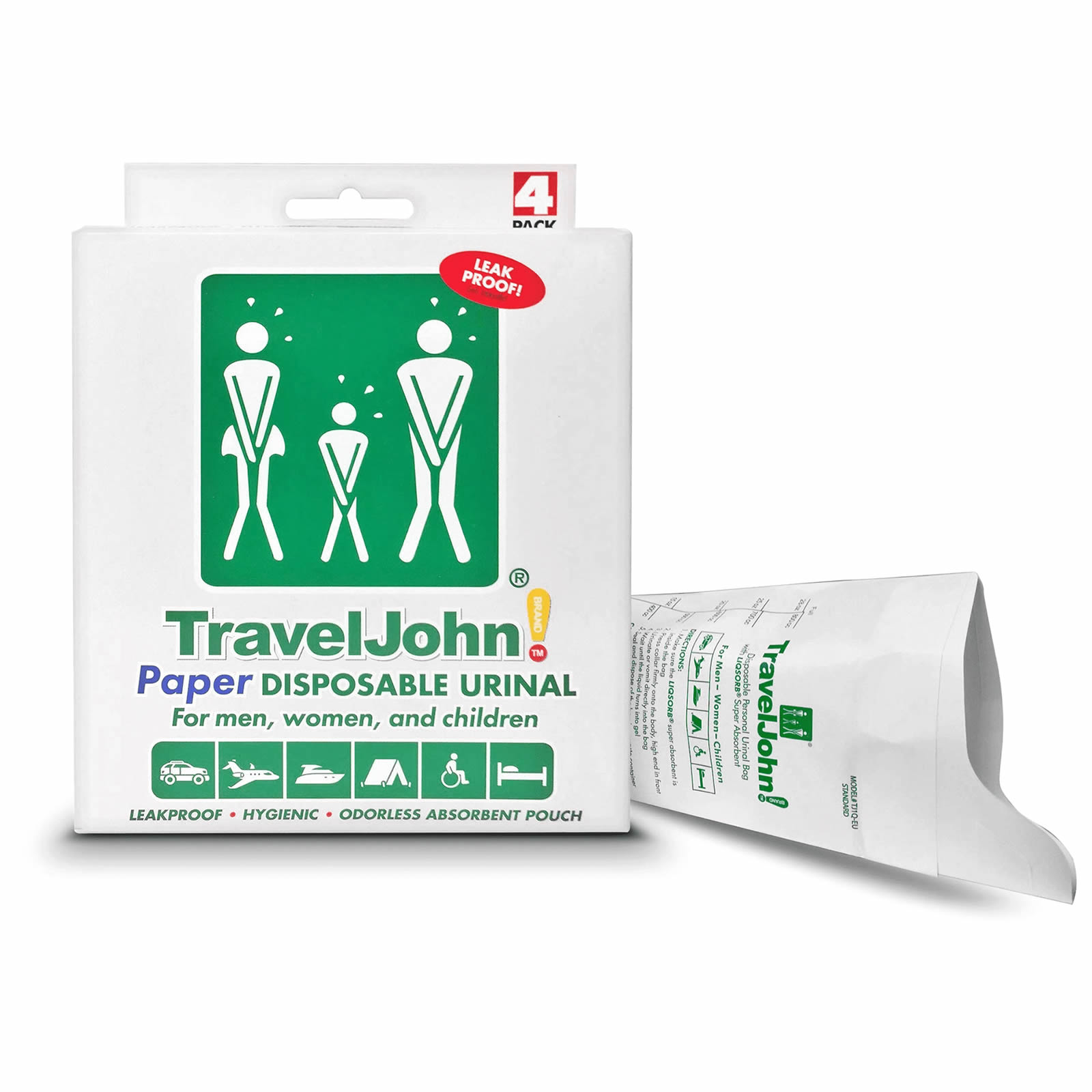 Travel John Paper Urinals