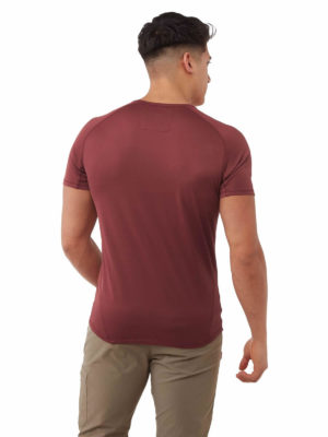 CMT890 Craghoppers NosiLife Baselayer Top - Brick Red - Back