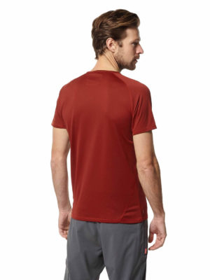 CMT890 Craghoppers NosiLife Baselayer Top - Firth Red - Back