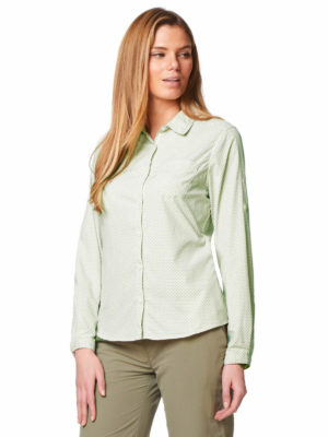 CWS467 Craghoppers NosiLife Adoni Shirt - Bush Green - Front