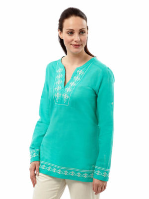 CWT1133 Craghoppers Clemence Top - Spearmint - Front
