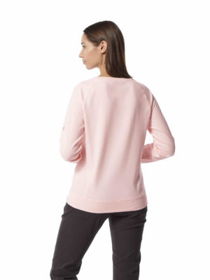 CWT1234 Craghoppers NosiLife Sydney Crew Sweater - Seashell Pink - Back