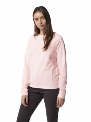 CWT1234 Craghoppers NosiLife Sydney Crew Sweater - Seashell Pink - Front