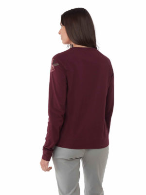 CWT1234 Craghoppers NosiLife Sydney Crew Sweater - Wildberry - Back