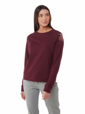 CWT1234 Craghoppers NosiLife Sydney Crew Sweater - Wildberry - Front