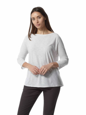CWT1248 Craghoppers NosiLife Shelby Top - Soft Grey - Front
