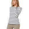 CWT1253 Craghoppers NosiLife Erin Top - Blue Navy Optic White Stripe - Front