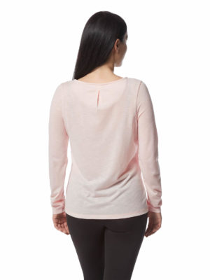 CWT1253 Craghoppers NosiLife Erin Top - Seashell Pink - Back