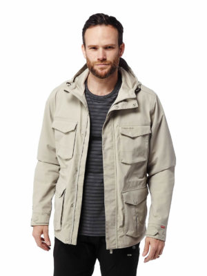 CMW726 Craghoppers NosiLife Forester Jacket - Parchment - Front