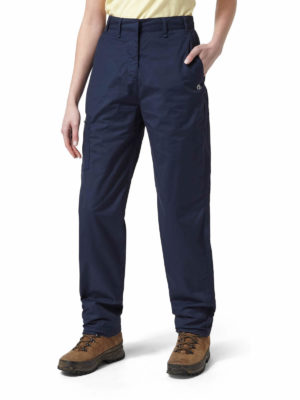 CWJ1157 Craghoppers NosiDefence Kiwi Trousers - Soft Navy - Front