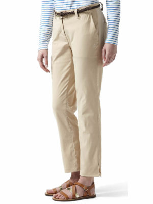CWJ1227 Craghoppers NosiLife Fleurie Trousers - Desert Sand - Front