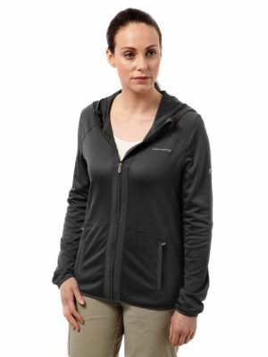 CWN180 Craghoppers NosiLife Asmina Hooded Jacket - Charcoal - Front