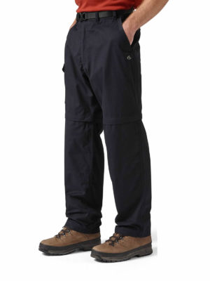 CMJ107 Craghoppers NosiDefence Kiwi Convertible Trousers - Black - Front
