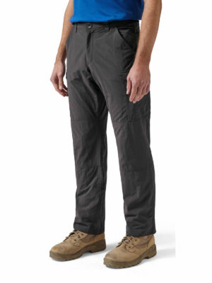 CMJ367 Craghoppers NosiLife Cargo Trousers - Black Pepper - Front