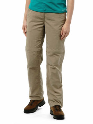 CWJ1110 Craghoppers NosiLife Convertible Trousers - Mushroom - Front
