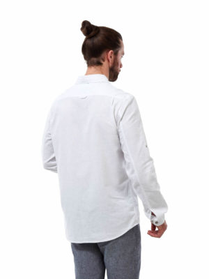 CMS653 Craghoppers NosiBotanical Villar Shirt - White - Back
