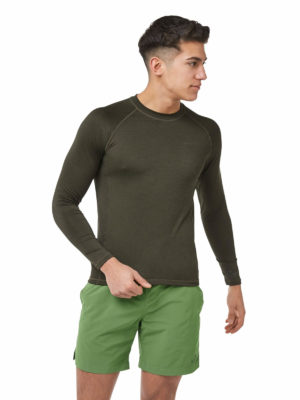 CMM003 Craghoppers NosiLife Helio Top - Woodland Green - Front