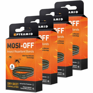 Pyramid Mosi-Off Insect Repellent Bands - 4 packs