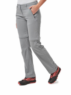 CWJ1210 Craghoppers NosiLife Pro Convertible Trousers - Cloud Grey - Front