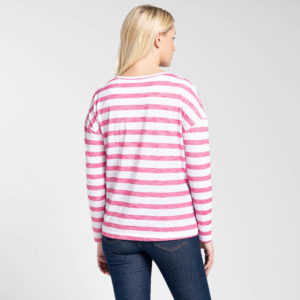 Craghoppers CWT1332 Ladies Cora Top - Orchid Flower Stripe Back